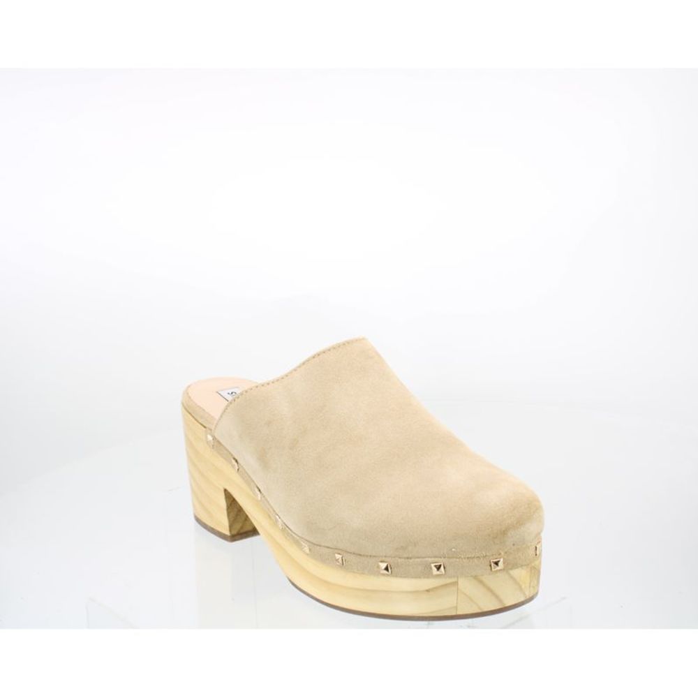 Steve Madden Womens Taupe Mules Size 9 Medium (B, M) - Picture 2 of 4